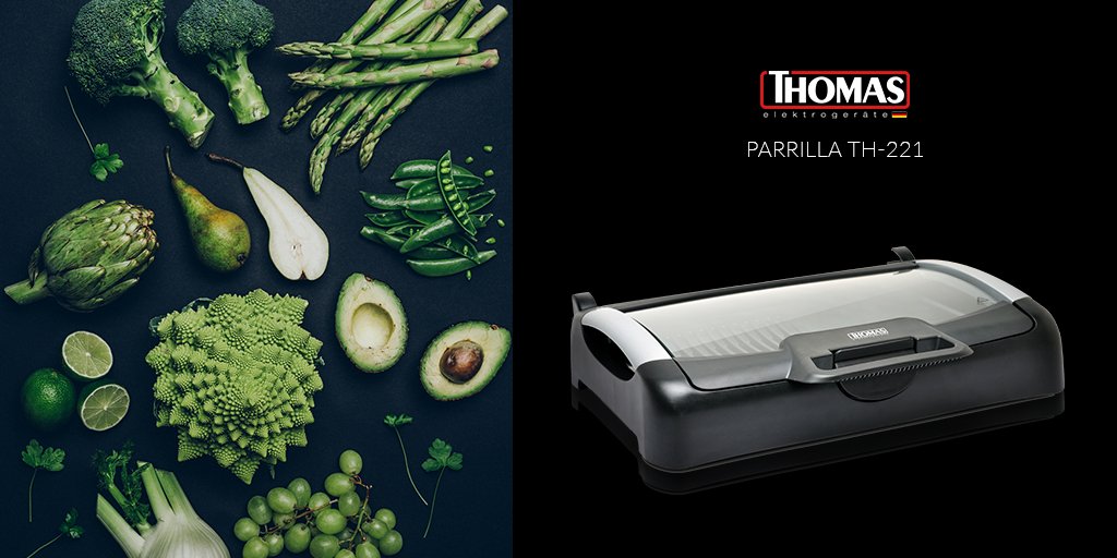 Thomas_Chile's tweet image. Prepara una exquisita ensalada de verano al grill. Selecciona tus vegetales frescos, córtalos en trozos y adereza con aceite de oliva, ajo, perejil picadito, sal y pimienta, los puedes asar a la parrilla y quedarán exquisitos. Encuéntrala en&amp;gt;&amp;gt; thomas.cl/21-parrillas