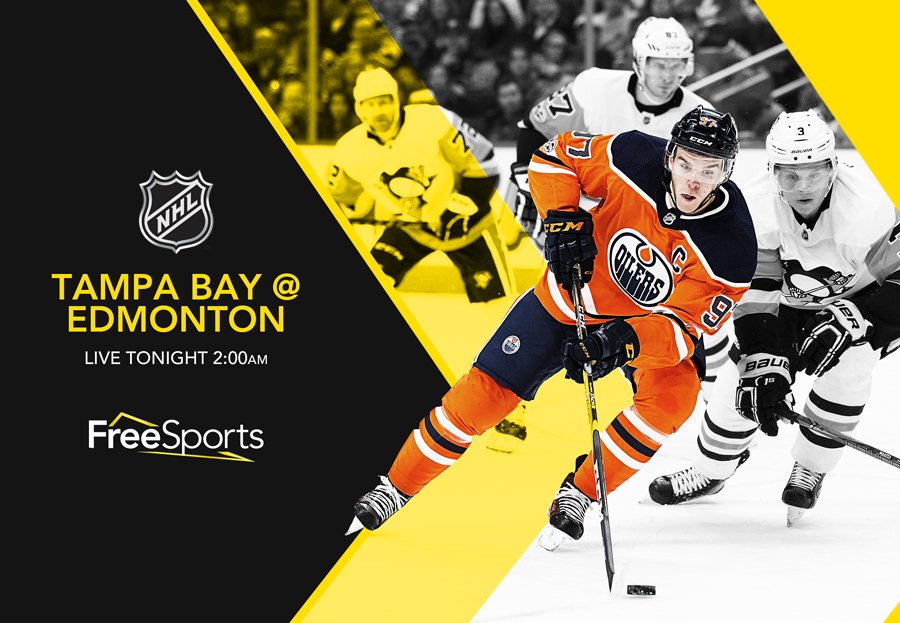 FreeSports_TV's tweet photo. #LIVE @NHL tonight @FreeSportsUK at 2AM!
Tampa Bay @ Edmonton 🏒💢
#FreeSports #FreeNHL https://t.co/oePwN3VZ9C