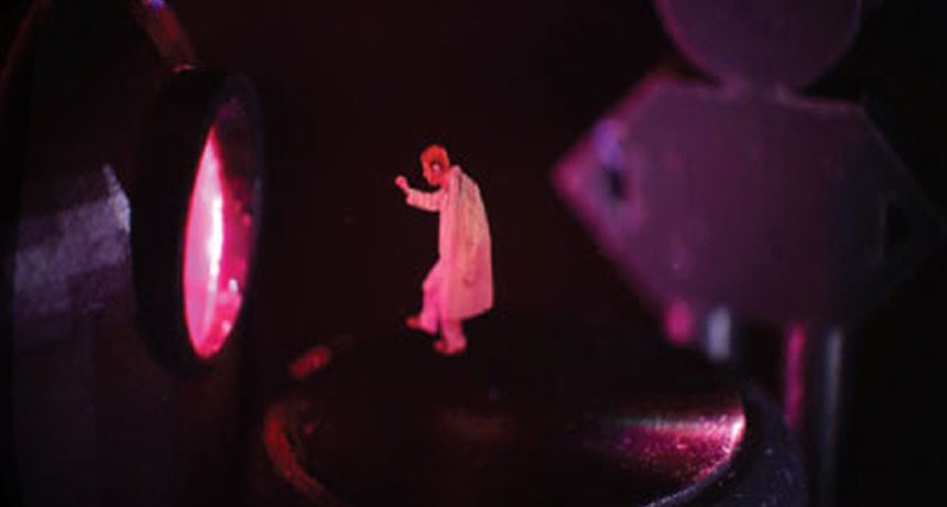 Readylasers's tweet photo. Lasers trace a new way to create hovering hologram-like images #ReadyLasers #Lasers #LaserNews - https://t.co/qf5NINQFR0 https://t.co/5JLb6Cf1Re