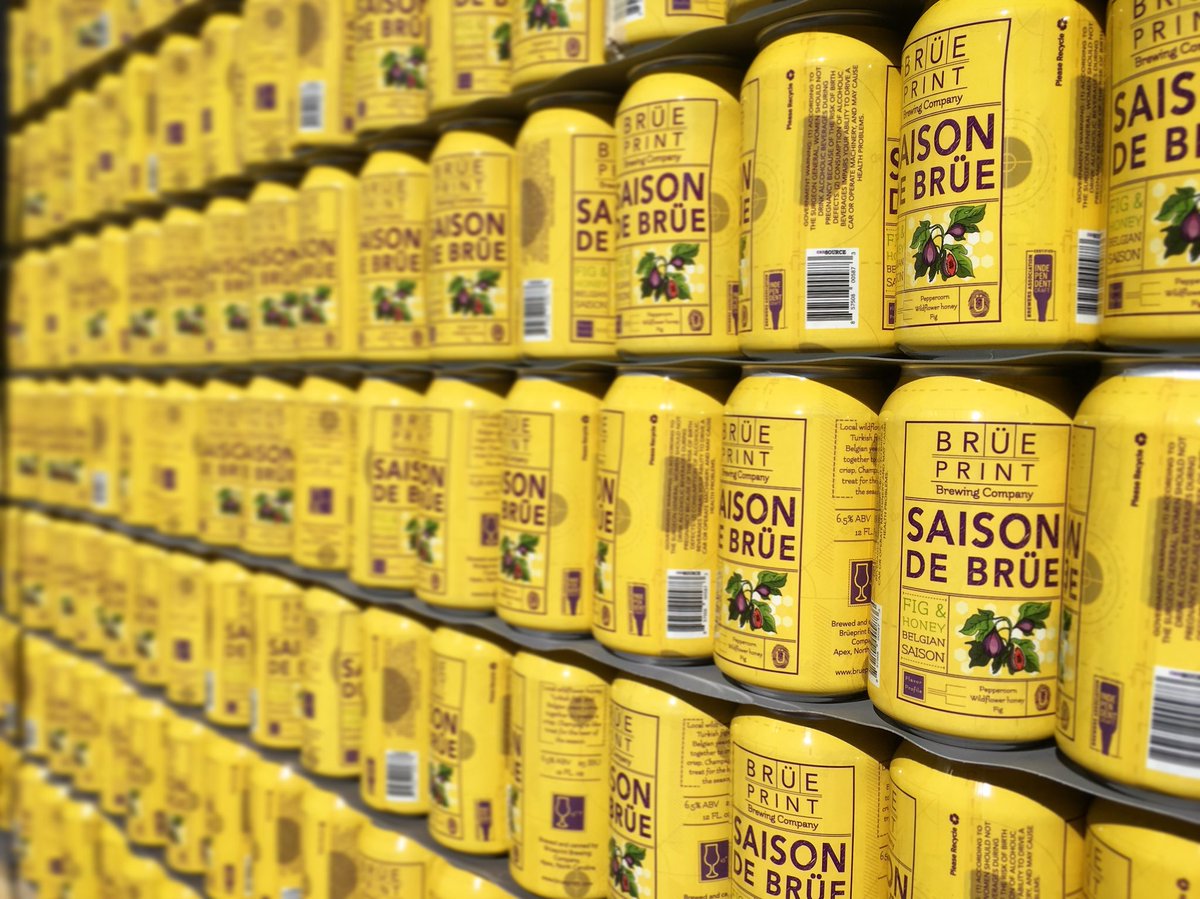 GrabABrueprint's tweet photo. We’ve got some Saison de Brüe to can this week.
.
#figandhoney #belgian #saison #craftbeer #apexnc #ncbeer https://t.co/FWq8pb4g73