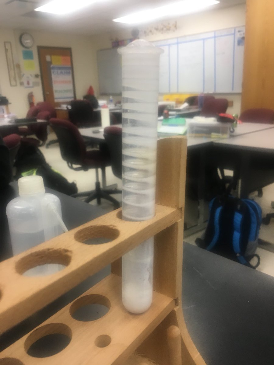 chemsophie's tweet photo. During today’s experiment to figure out what gas this was we lit a match and blew it out and put it over the top and it made a popping noise... this means the gas is hydrogen! #LC2CHEMLIFE17 @marilynthemole https://t.co/wNOLOQ2GrF