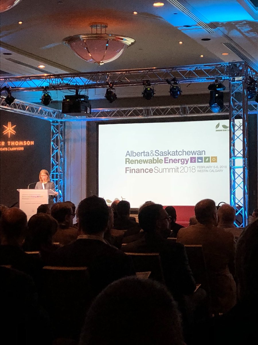 Dean_R_Clark's tweet photo. Representing @GW_Innovations at the 2018 AB & SK Renewable Energy Summit. Great message from Minister Duncan today. We are ready to support your plan @PremierScottMoe @SaskParty @SaskPower #PrairieResilience #SkProud #EnergyConservation https://t.co/B3SbiXrB9w