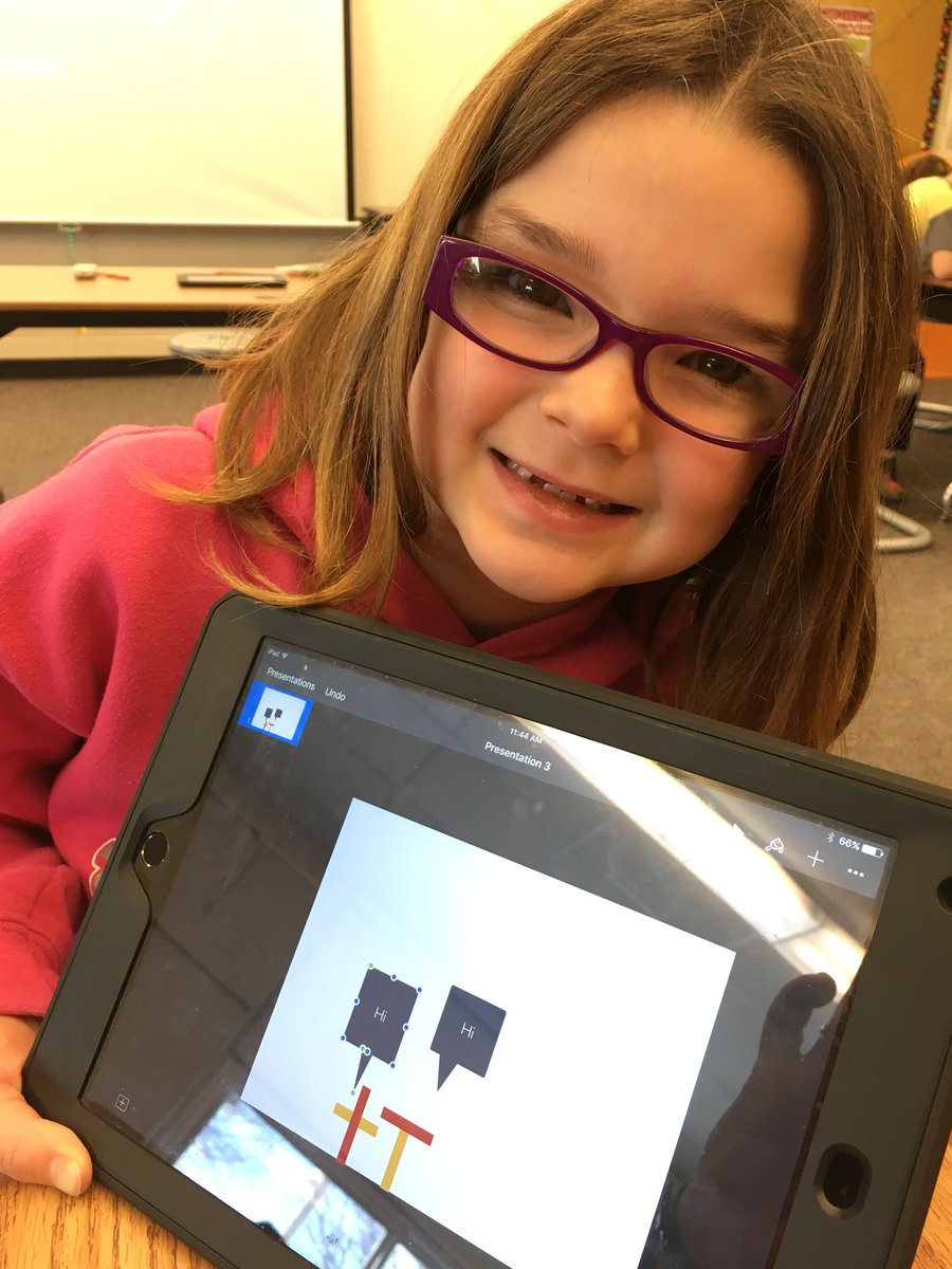 mrlosik's tweet image. The Kindergarten Keynote Ninja dojo is making great stuff this morning.