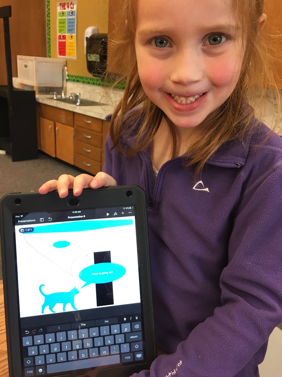 mrlosik's tweet image. The Kindergarten Keynote Ninja dojo is making great stuff this morning.