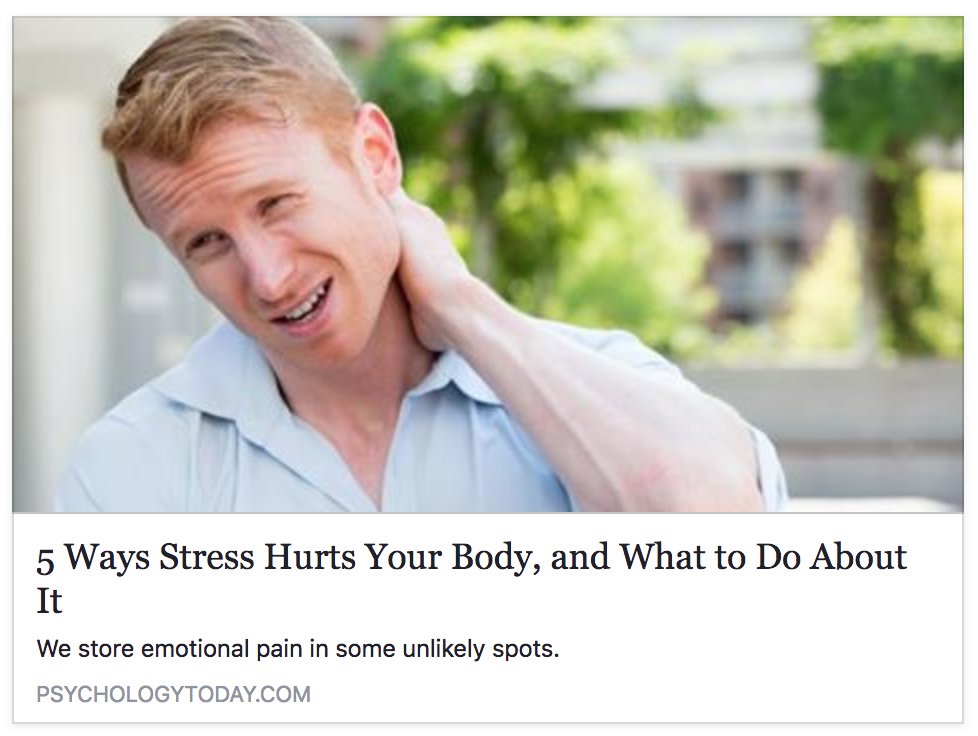 Rob_BsrHove's tweet photo. Really interesting piece in Psychology Today, about how stress can affect the body. #BSR #BSRHove #hove #brighton #stress https://t.co/qZfnvuTunG https://t.co/JxbcO8VOtn