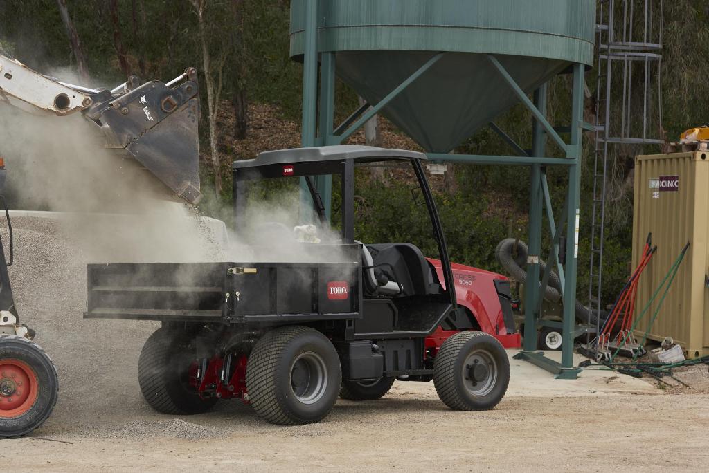ToroGolf's tweet photo. With a loader, three-point, drawbar, cargo bed, and a second seat the Outcross 9060 does the work of multiple machines. Do more with less (capital) by adding year-round flexibility to your turf maintenance operation. See it at #GIS18 Booth #13077. #DoMore https://t.co/JNCqZ4LJrj https://t.co/lthVLVFQlv