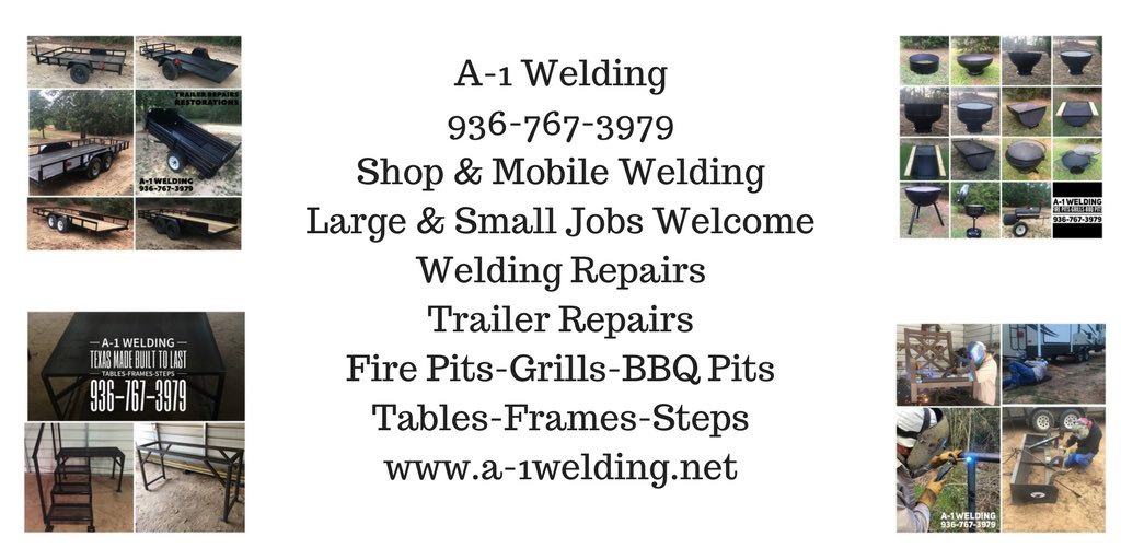 a1weldingtx's tweet photo. #Trailer repair #Firepit #welding #trailer #bbqpit #weldingrepair #weldshop #welder #willistexas #conroetexas #montgomerycountytexas https://t.co/6VfVI3o4mA