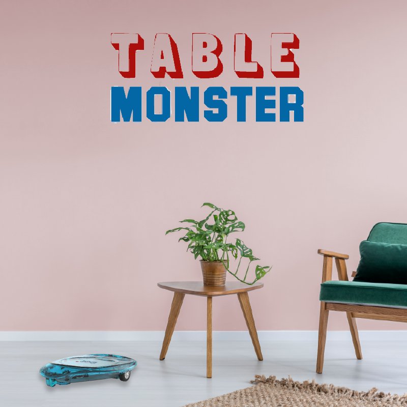 Bot_____3's tweet photo. Table Monster benefits everyone in the house! Whether it is the kids racing, the dog playing with his toy, or a mobile music player while cooking dinner! 
Read more about this amazing robot here: https://t.co/5Ja0Hea3gb https://t.co/PCU6RIJWdw