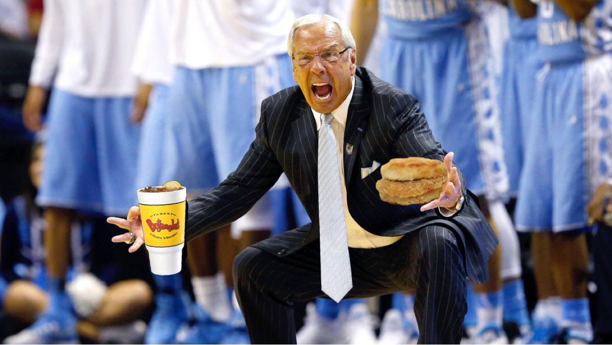 SAA_UNC's tweet photo. Hey Hinton James residents! On Monday, March 12th, there will be Bojangles from 7:30-9:00 A.M. at Hinton James Residence Hall. Commemorate the first UNC student, Hinton James, with a biscuit on your way to class. Celebrate like Roy would, you know you want to! #WeGotHereFirst https://t.co/lCUuTinYXu