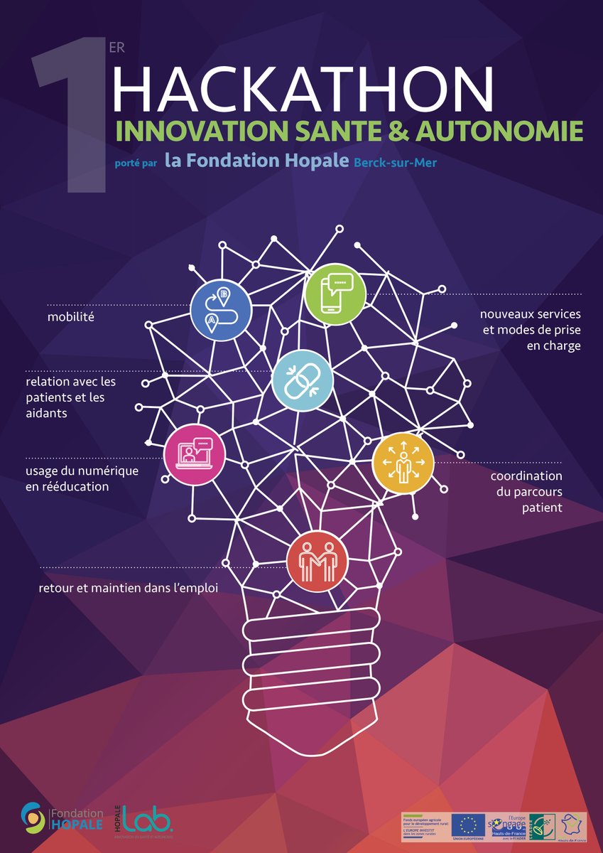 IOTcluster's tweet photo. [#HackHopale] @FondationHopale organise son 1er hackathon sur l'innovation en santé et autonomie, les 17 &amp; 18 mars, en tant que partenaire @IOTcluster invite les startup, étudiants, particuliers... à s'inscrire https://t.co/CcW74expsR https://t.co/OYUqW8vZg7