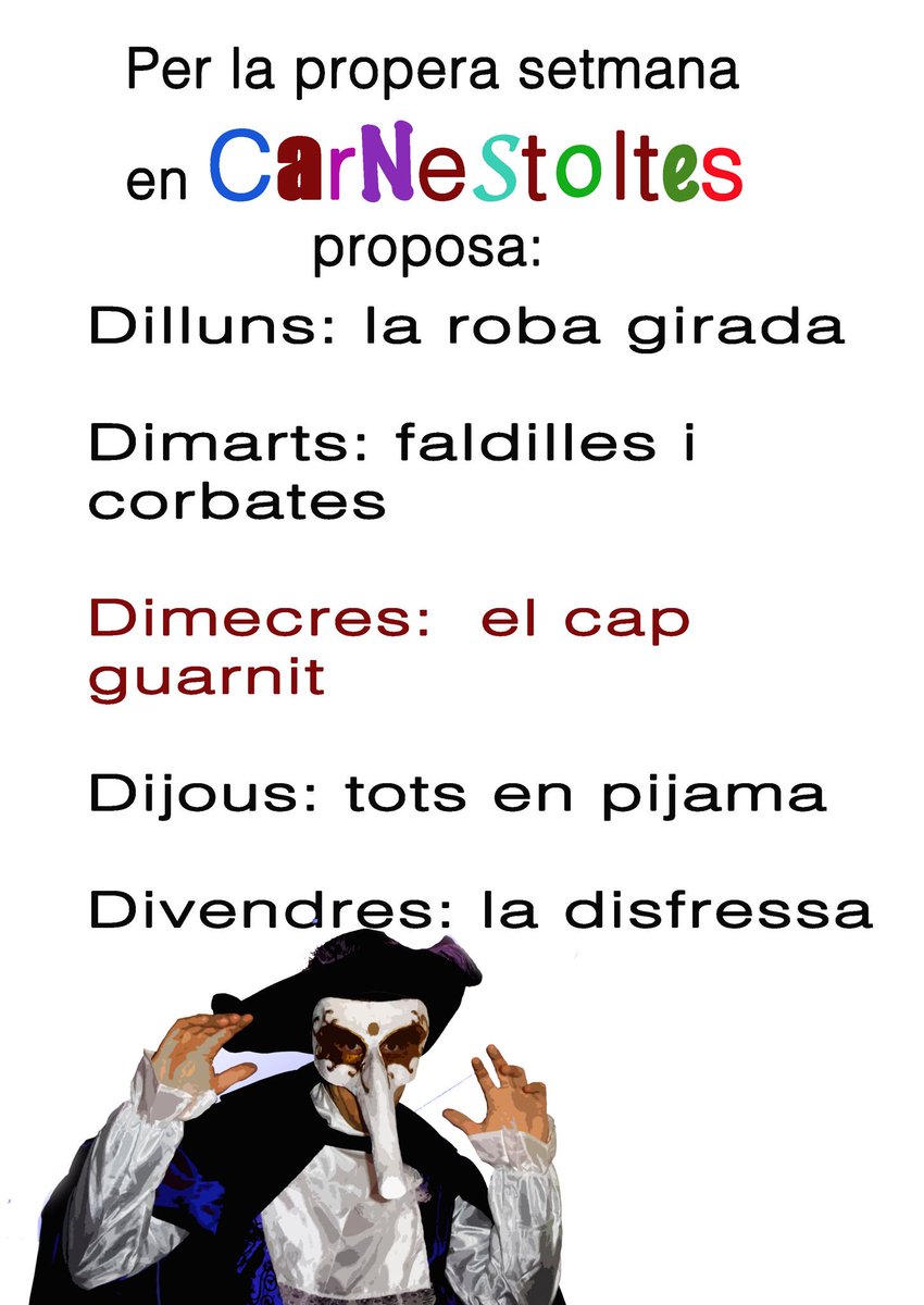 Setmana de #Carnestoltes