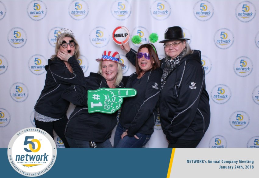 It's official!  NETWORK staff kicked off the big 5-0 at the 2018 Company Meeting... #networksgolden
