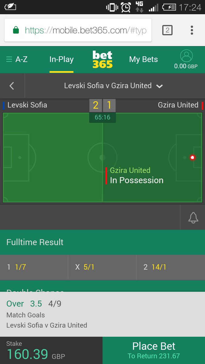 💷💷💷Bet 5💷💷💷 #INPLAY