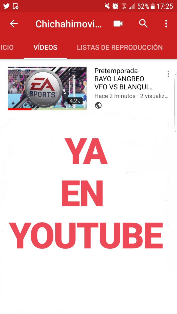YA EN YOUTUBE EL AMISTOSO DE AYER FRENTE AL <a href="/rayovfo/">Rayo Langreo y UPL</a> 💙