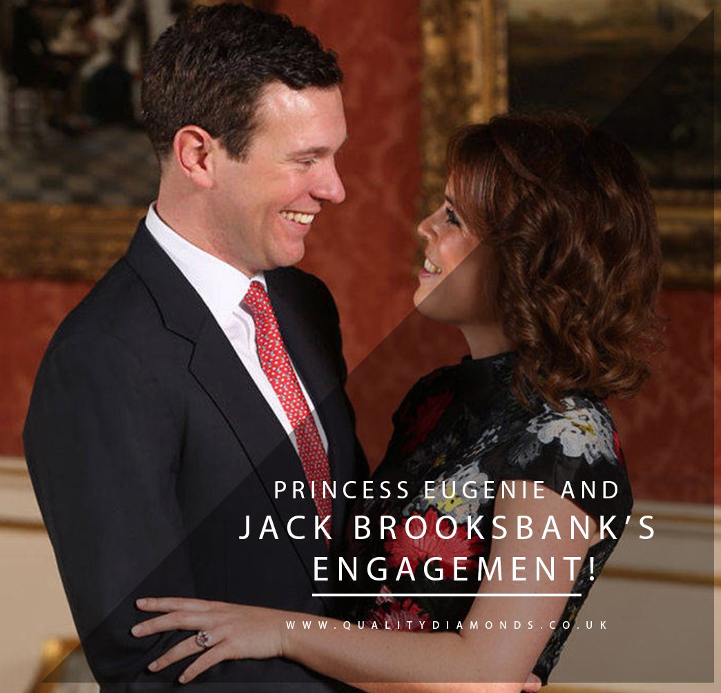 QualityDiamonds's tweet photo. Congratulations to Princess Eugenie and Jack Brooksbank on their Engagement! Read all about her stunning Engagement ring in today’s Blog! 
https://t.co/yU3J7pYrFG https://t.co/rrotLyYu1b