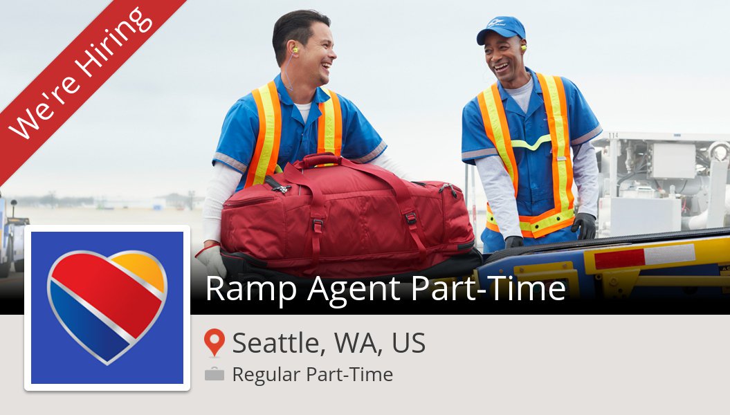Johnllauer's tweet photo. Ramp #Agent #Part-Time needed in #Seattle at #SouthwestAirlines. Apply now! #job https://t.co/1TW8Wewoan https://t.co/dHI7La5vb6