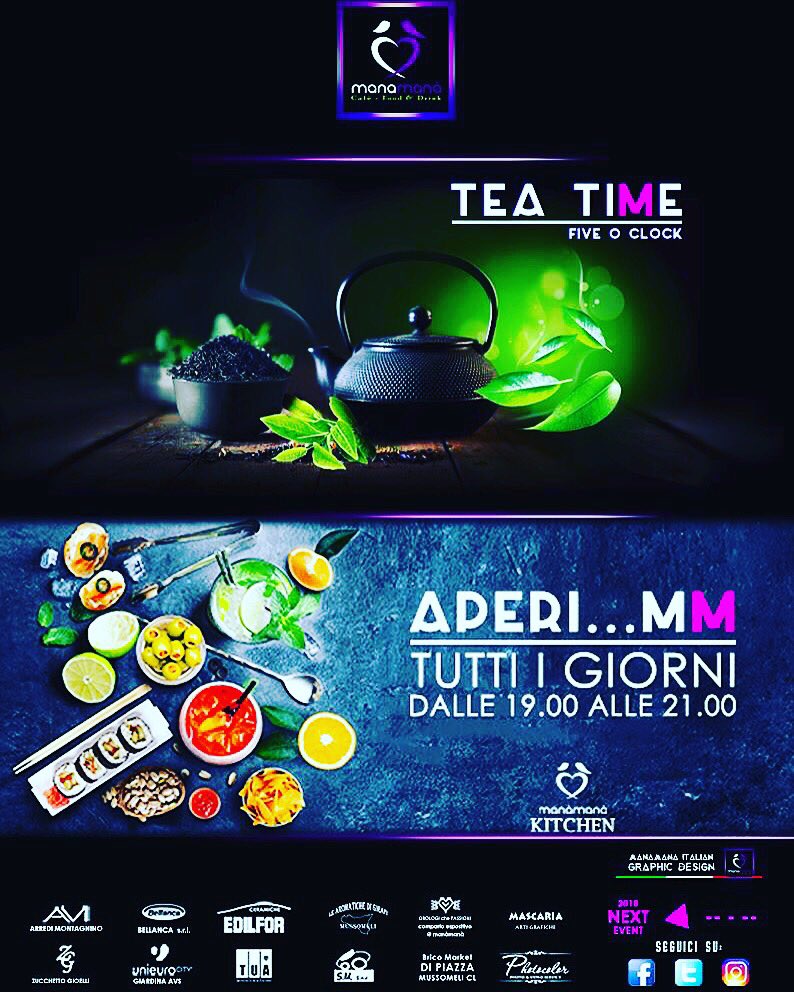 manman46999300's tweet photo. #MMTIME
>>> TEA TIME
>>> APERI...MM
#aperitivo #apericena #aperivotime
#matchalicious #matcha #matchamoments #matchaeologist #tea #teatime #instagood #goodmoment #vibes #love #time #coffeewhere #mussomeli #moments #2018 #selfie #manàmanà
Vi aspettiamo https://t.co/jA0j4EpzEG