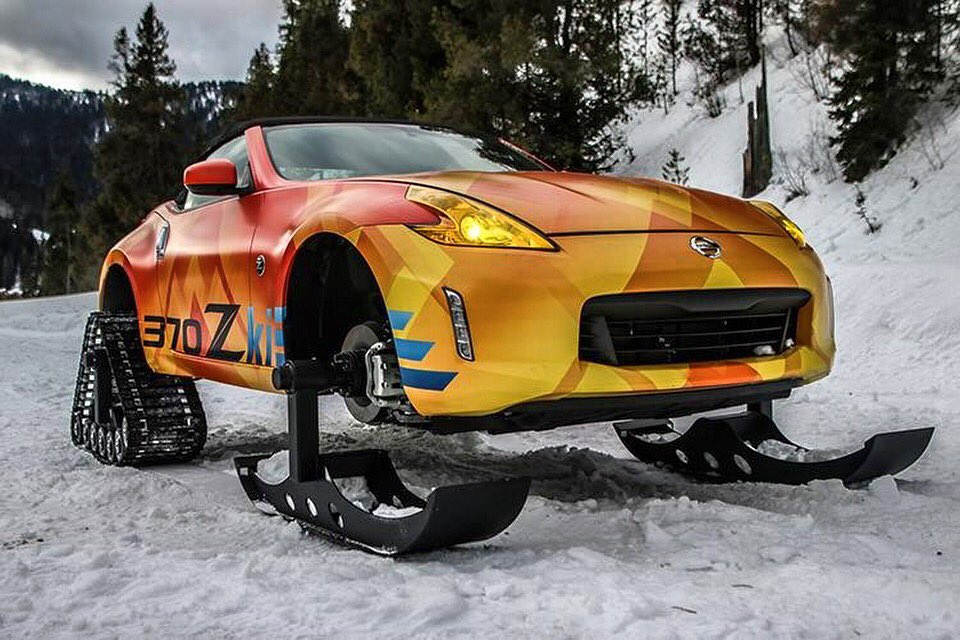 Had some #snow today? Let <a href="/Nissan/">Nissan</a> help you with its latest #370Z-based creation...