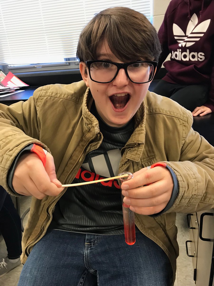 kbspalding's tweet photo. 7th graders are checking out DNA from strawberries today! @MMS_Navigators #MASDproud https://t.co/ql4FSPesdJ