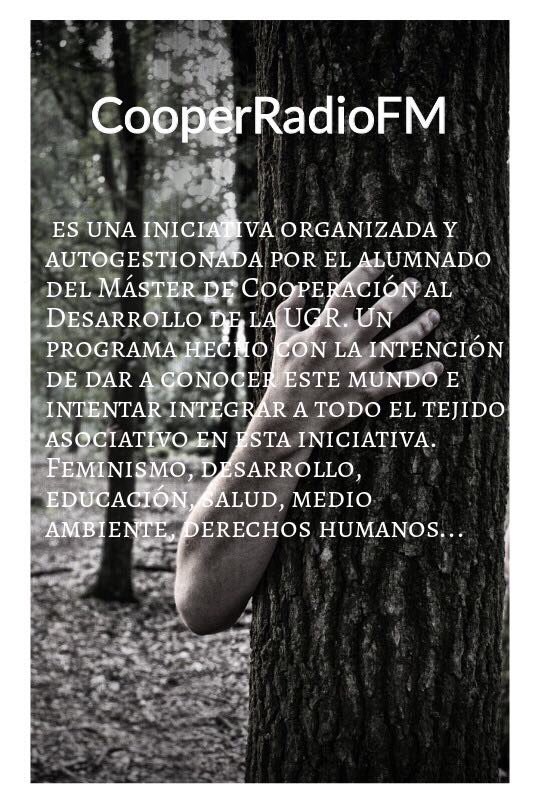 OYEAndalucia's tweet photo. El jueves a las 17:00 haremos el #CooperaFeminismo desde el Salón de Grados de .@polisocioUGR al que podéis asistir como público y debatir con nosotros en directo. ¿Hay mejor plan que ese para este frío granadino? ¿Te lo vas a perder? #UGR #Feminismo #Igualdad @RadioLabUGR https://t.co/2rXGZ8LGjC