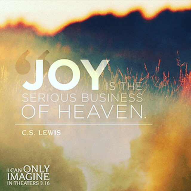 MissionPicsIntl's tweet photo. Putting more JOY into everything we do!!
Mission Pictures International
I CAN ONLY IMAGINE 
3.16
#changing lives #redemptivecontent #faith #hope #believe
#herojourney #forgivenessheals #film #faithfriendly
#filmlife #entertainment #icanonlyimaginemovie
#missionpicturesintl https://t.co/SDBcELD3rv