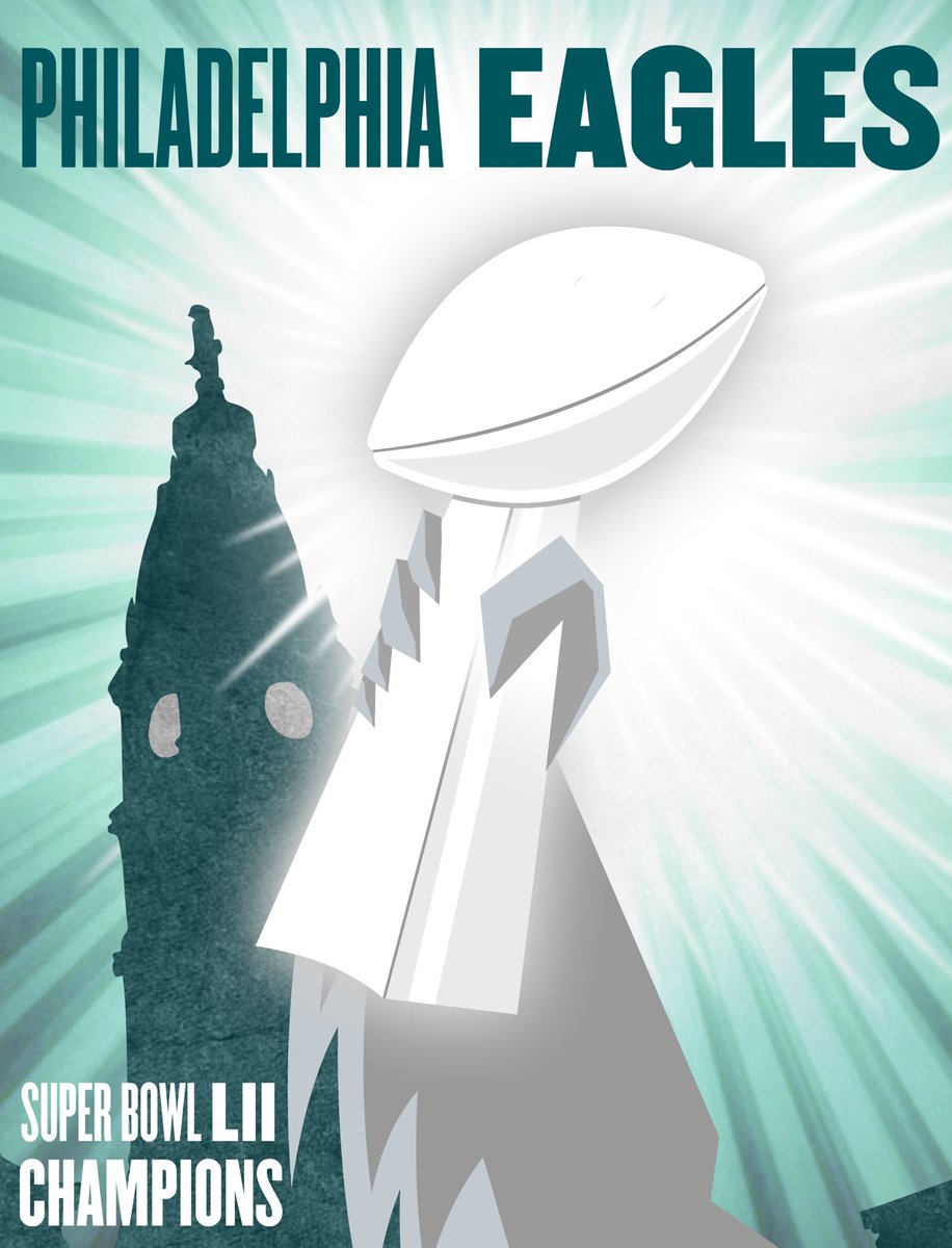 Eagles's tweet photo. Champions. 

#FlyEaglesFly https://t.co/MltMIas0QI