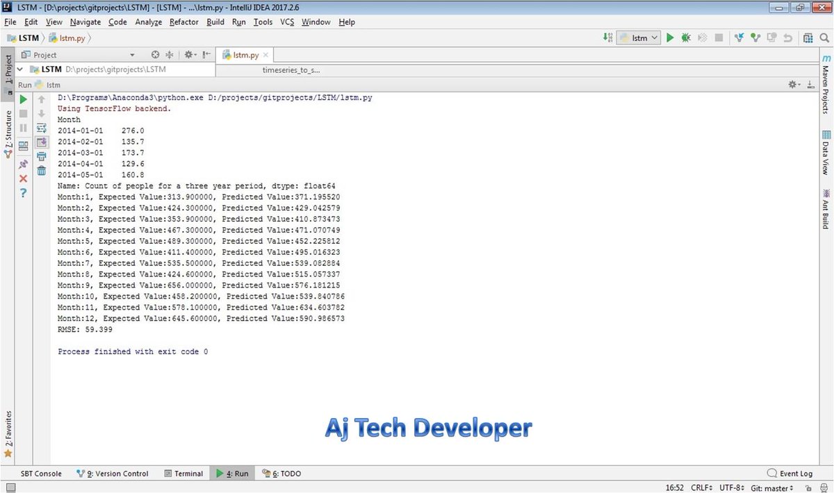 AjTechDeveloper's tweet image. Learn to build #LongShortTermMemory #NeuralNetworks for #TimeSeriesForecasting using #Keras #TensorFlow #Python #DeepLearning #MachineLearning in simple steps. Check my blog post: softwaredevelopercentral.blogspot.com/2018/02/long-s…