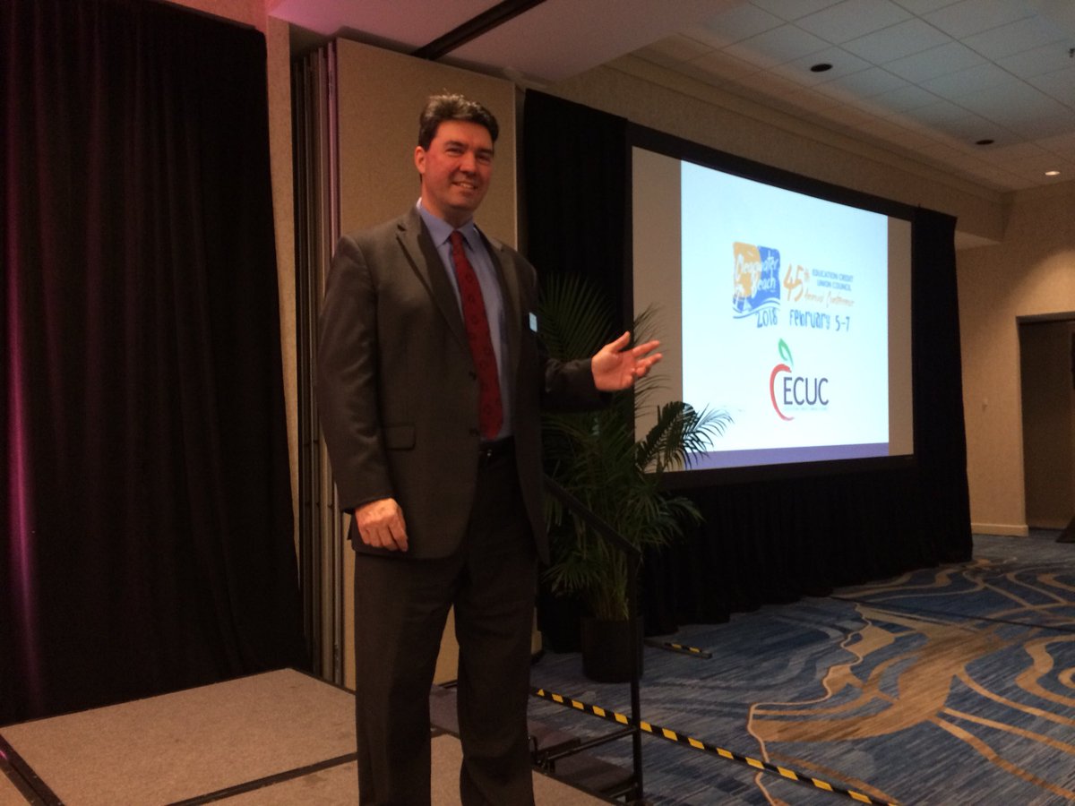EduCUCouncil's tweet photo. @EduCUCouncil President Bill Sweeney opens the 45th Annual #EcucConference @CORE_FCU https://t.co/kTQGtVOP21