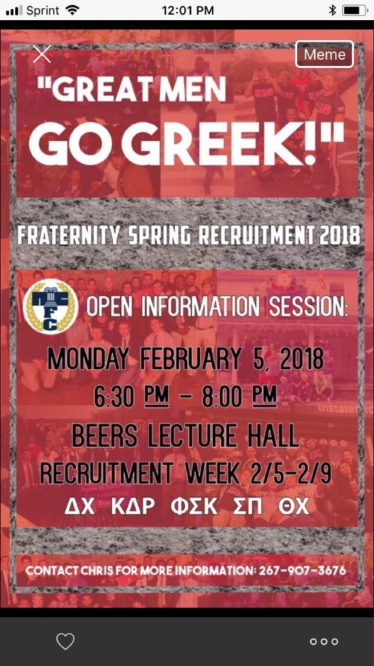 SigmaPiESU's tweet photo. Come meet the brothers today #rushsigmapi https://t.co/S1w7NViSUj
