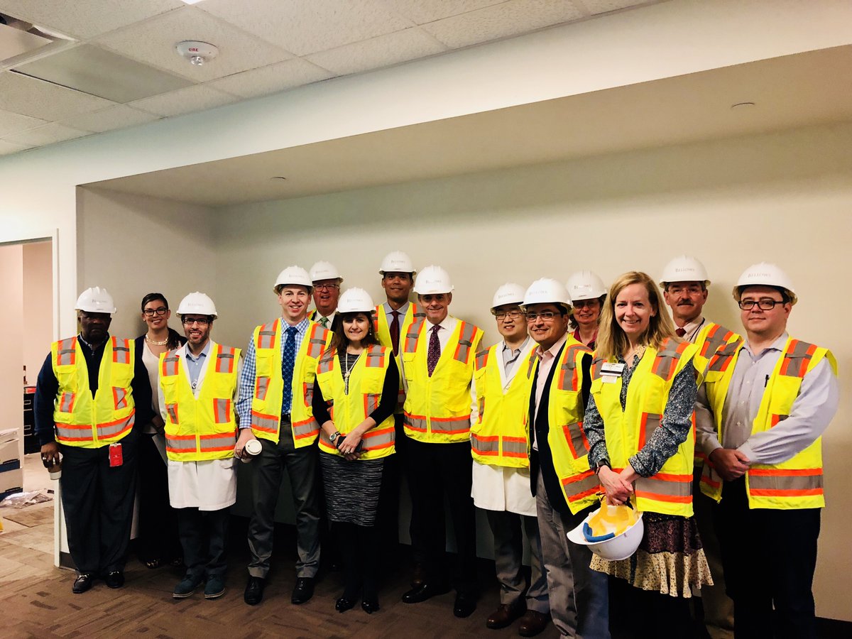 TCHheartcenter's tweet photo. Ready for our first official glimpse of the new Legacy Tower @TexasChildrens , our new home of the Heart Center, starting Fall 2018. We have our hard hats and we’re ready to tour! https://t.co/GY4BFf6EJx