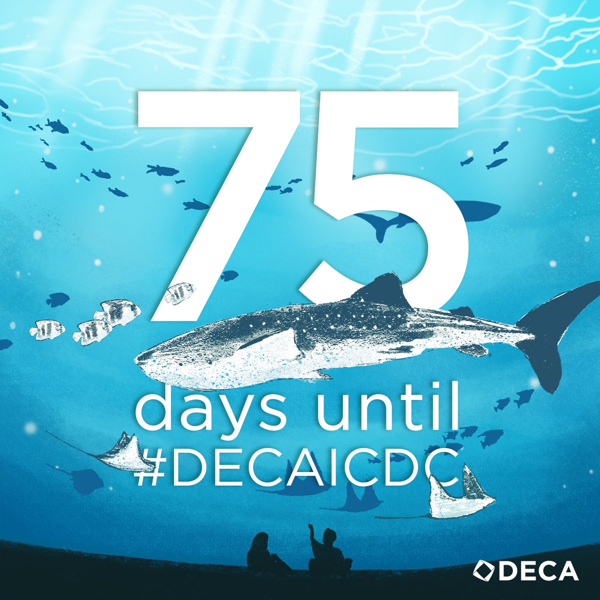 DECAInc's tweet photo. Can you believe #DECAICDC 2018 is only 75 days away?! 🐳  Who's ready for #ATL? https://t.co/QZvSV7Mi5g