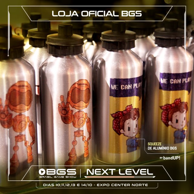 BrasilGameShow's tweet photo. A Loja Oficial da BGS está repleta de produtos maravilhosos. Tudo com um precinho que cabe no seu bolso! ;) https://t.co/08CxQCe8Li
#BGS2018 #BGSNextLevel #BGS #BrasilGameShow #BrasilGameCup #BGC #Videogame #Game #Gamer #Games https://t.co/4ZVm1tyKKh