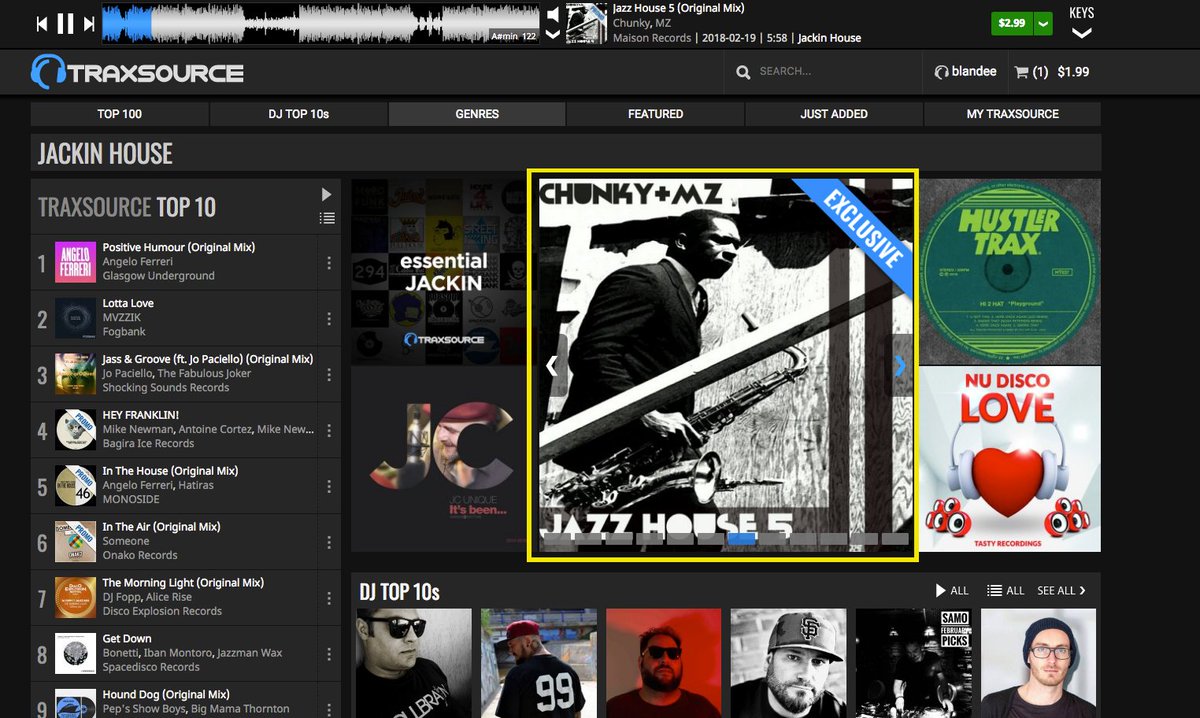 OUT TODAY , Huge buzz on this and featured in the Traxsource Jacking House Chart - Maison records
Grab a copy here traxsource.com/title/918138/j…
<a href="/TheSassyYankPR/">The Sassy Yank PR</a>  <a href="/labelworx/">LabelWorx</a>