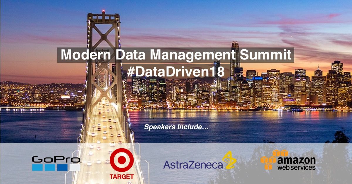 IE_Channels's tweet photo. The Modern Data Management Summit is only a few weeks away and we've got only a few #complimentary passes left. Make sure you confirm your place today &amp; learn with experts from @AstraZeneca @abbvie @TargetNews @WalmartLabs https://t.co/fPU9UsvtGc #DataDriven18 https://t.co/kGsTggwqr6