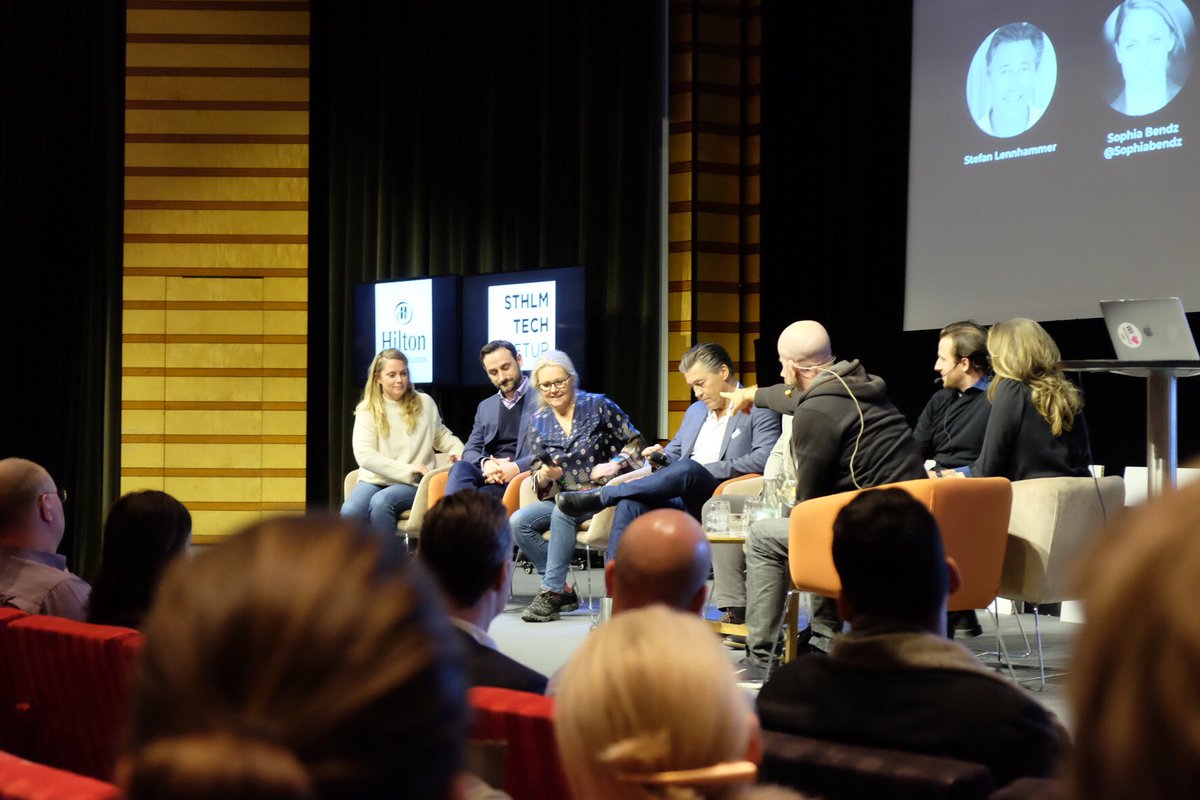FelipeWigren's tweet photo. #yeah18 with @sophiabendz @Pandel1s @nordvalla & #StefanLennhammer on stage at #sthlmtech ✌🏽💯🔝.
.
.
.
#angels #invest #tech #technology #dirtyindustries #sweden #disrupt https://t.co/YnNYIjHpRJ