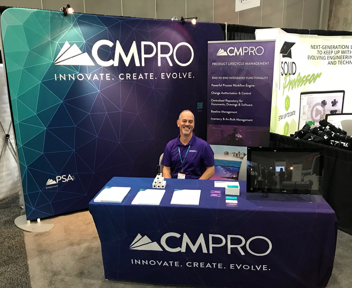 psasys's tweet photo. Good Morning @SOLIDWORKS! 

Passport stamps from the CMPRO team are in full swing #Booth919 #SWW18 https://t.co/yXvRo0zeGM