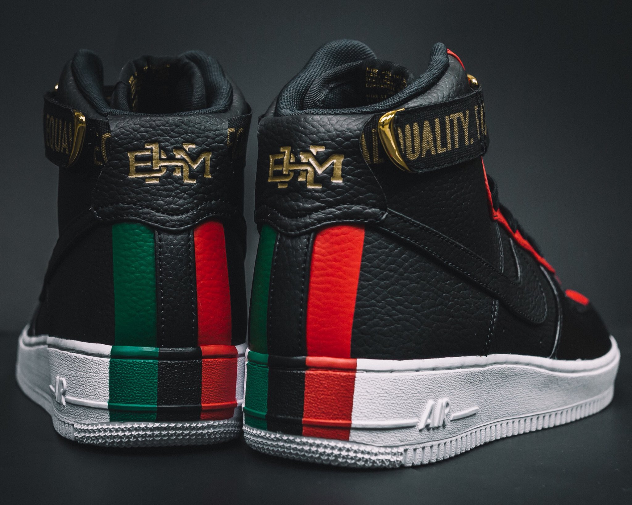 Air force 1 high black cheap history month (2018)
