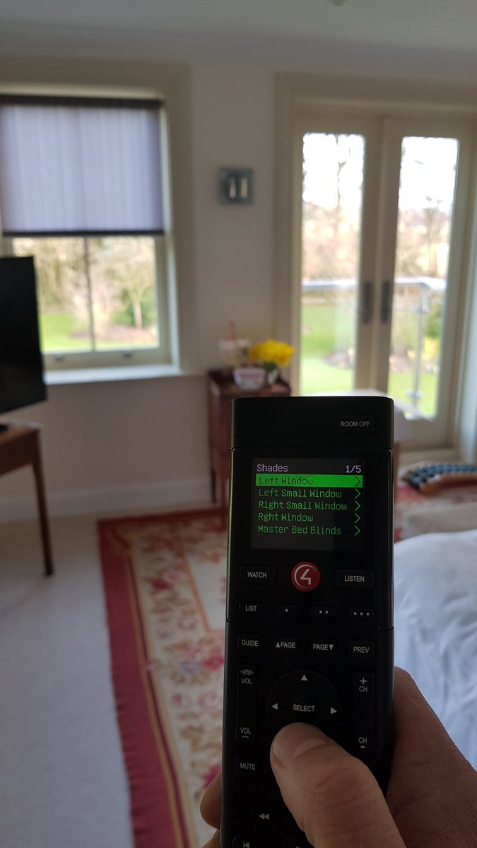 New Qmotion blinds installed today, client over the moon. Nice and easy with <a href="/Control4/">Control4</a> and <a href="/HabitechLimited/">Habitech Limited</a>