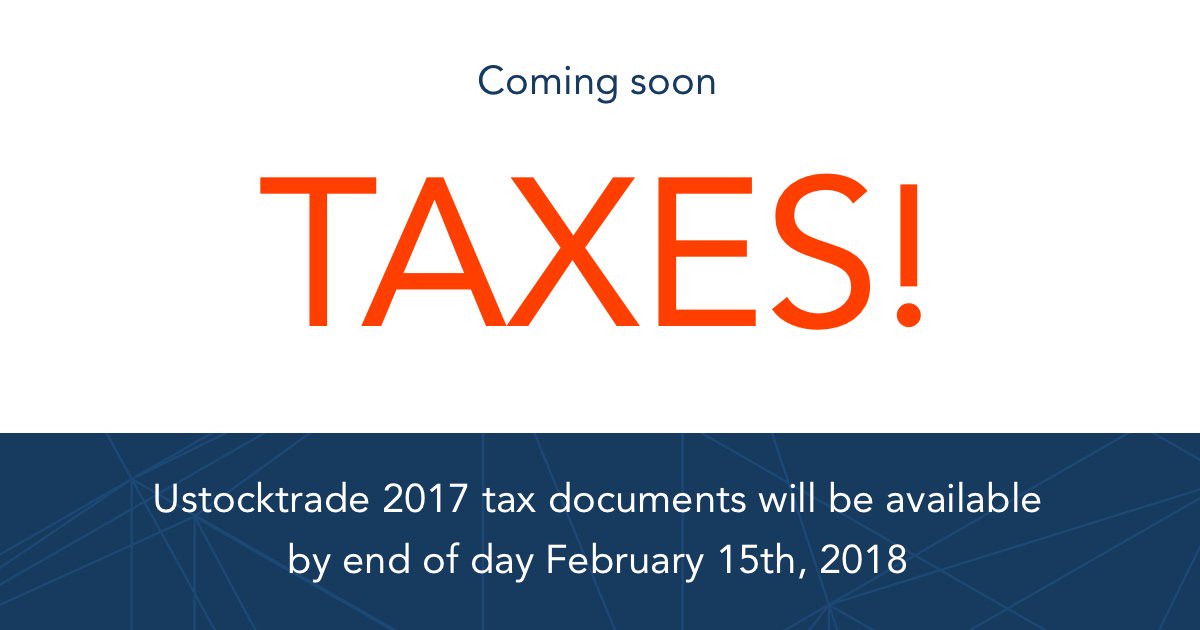 Ustocktrade's tweet image. Tax documents will be coming soon! Visit our Help Center if you have any questions: ow.ly/8m3530idqGQ