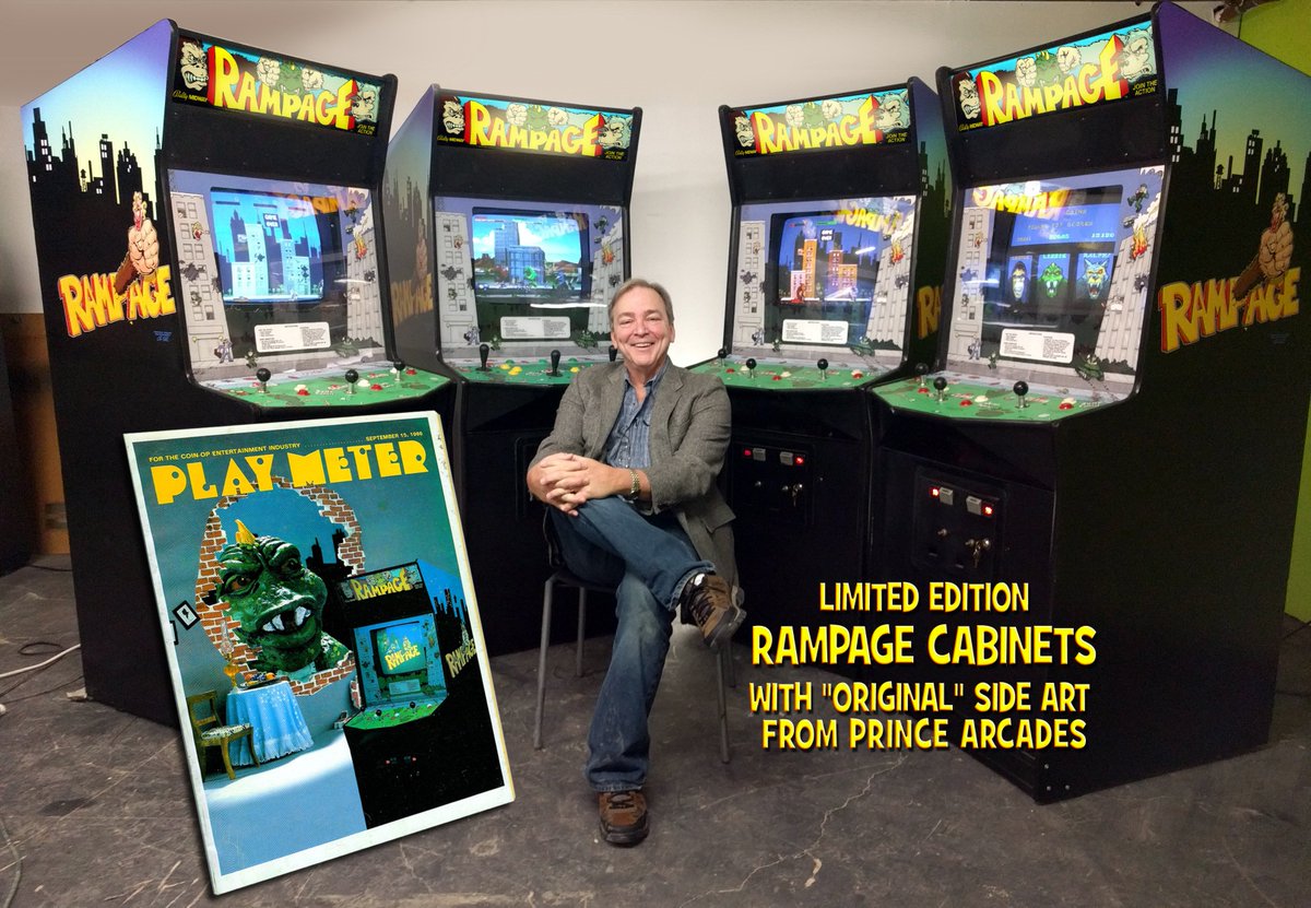 Brian F Colin On Twitter The Original Complete Rampage Cabinet