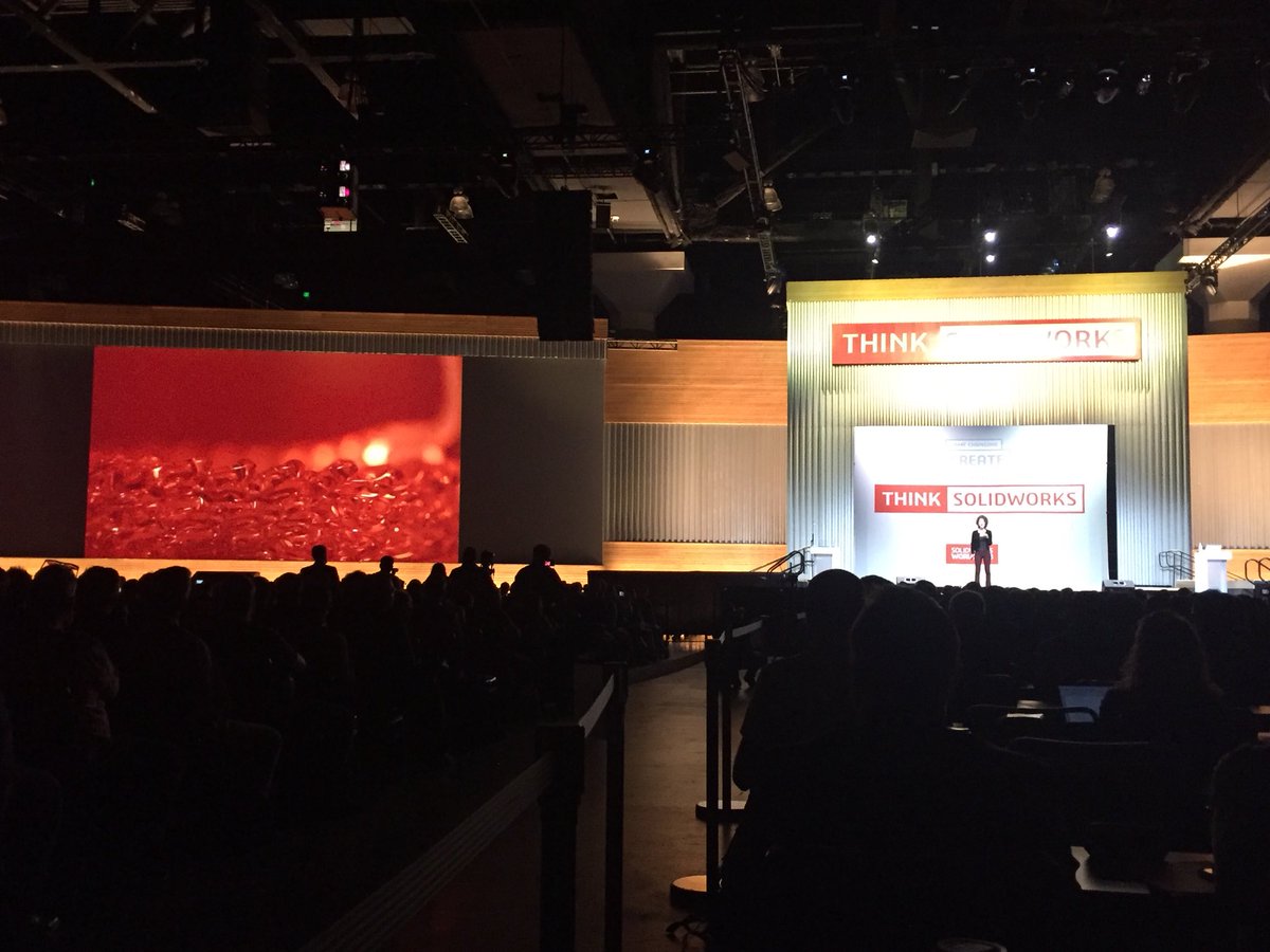 ConnectPressLtd's tweet photo. Fantastic customer presentations today @ #sww2018- cars, glass 3dprinters- super cool! Thanks DS for keeping it lively and to Ring Brothers and Dr. Neri Oxman https://t.co/Sfe30uWh6y