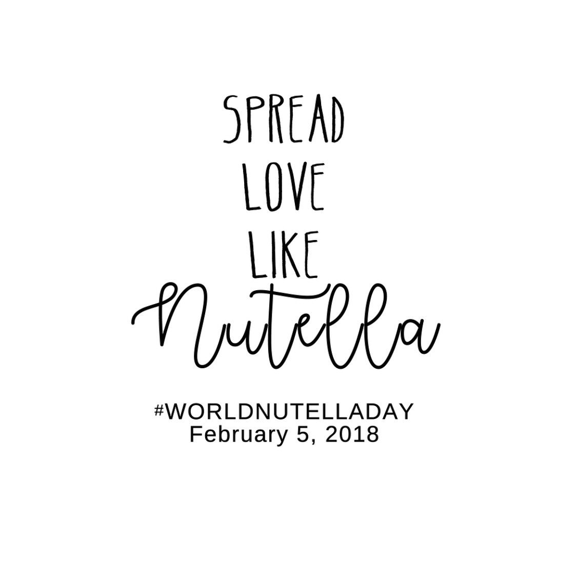 TDOT_Italians's tweet photo. WORLD NUTELLA DAY 😍 #febuary5th https://t.co/ncbf3uCet5