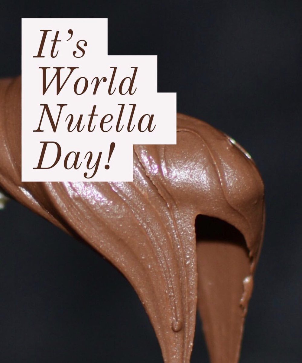 TDOT_Italians's tweet photo. WORLD NUTELLA DAY 😍 #febuary5th https://t.co/ncbf3uCet5