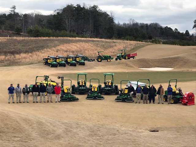 WindRiverGolf's tweet photo. WindRiver has made a substantial investment in new equipment and our grounds crew is eager to try it out and to continue making WindRiver Golf Club one of the most beautiful and lush courses in the area. #windrivergolf #windriverliving #goloco #visitloco https://t.co/0umLN3TpT2