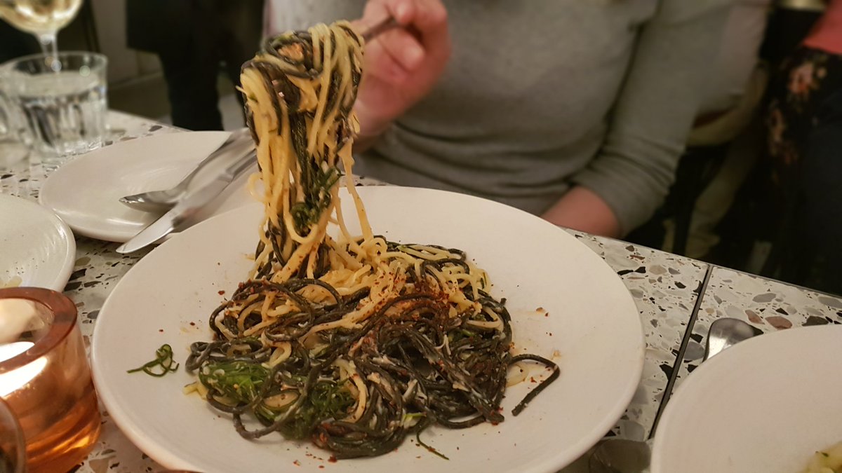 jameslikes2eat's tweet photo. Tried out Soho's new pasta joint, Pastaio, last week. Does anyone actually think it's as good as Padella? It's certainly not as cheap... 🍝🍝🍝
#pasta #pastalover #pasta4life #pastaheaven #pastahunter #londonpasta #londonrestaurants #restaurantreviews https://t.co/FMD1q3AQw0