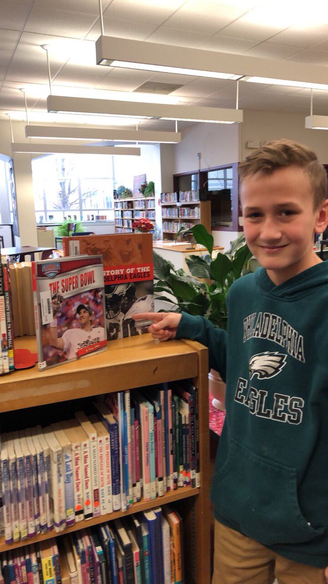 Eagles win! CMS Library’s got you covered! Check it out!! (Get it? Check it out!)