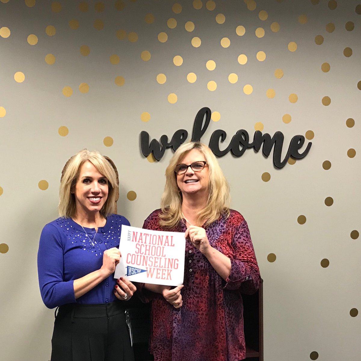 christyhmaeker's tweet photo. Happy National School Counselors Week! Lisa and I are lucky to work with @katyisd counselors, 140 of the best in the business! We ❤️ our #katyisdcounselors #NSCW18 https://t.co/rI1wr50a3T