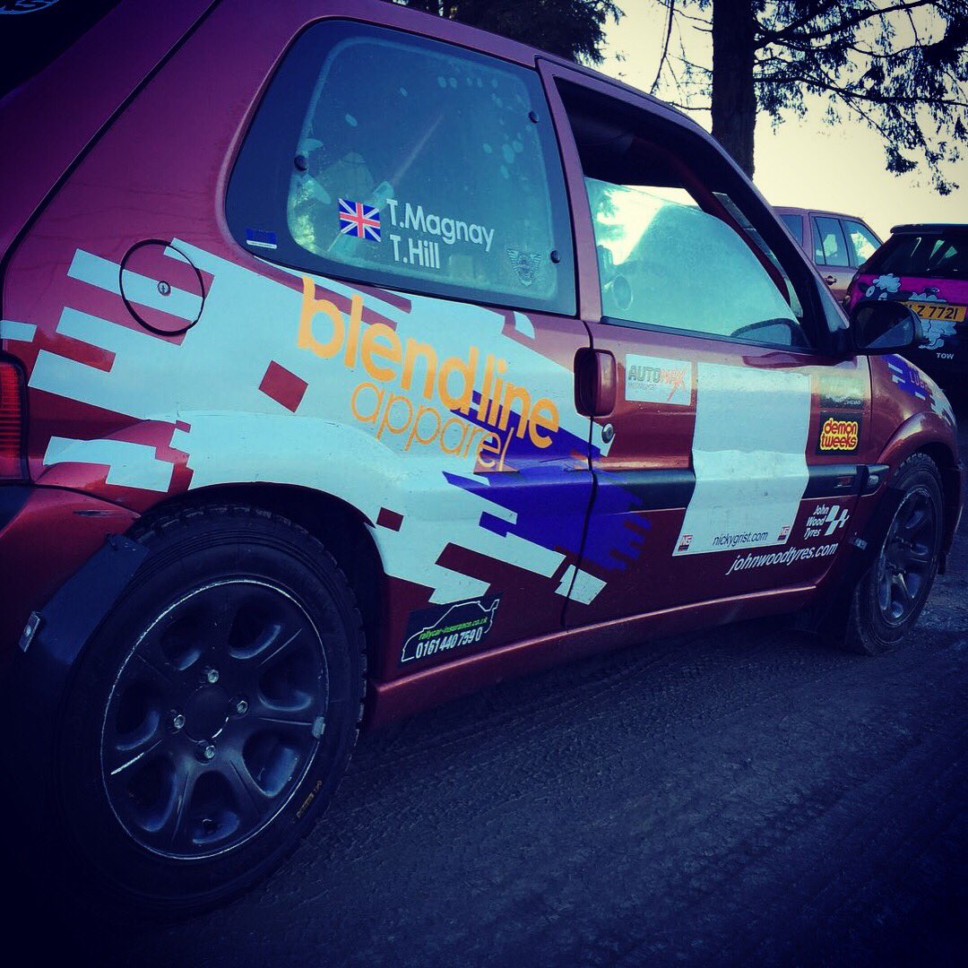 blendlinerally's tweet photo. Testing yesterday on @tommagnay01 favourite surface, gravel. With regular nav Tom Hill on holiday, we recruited none other than former BTCC driver @leawood43 in the codriver seat. And he did a splendid job! 🚗💥@blend_line @automaxracing @powerflexbushes @Morrisoil @jwtleominster https://t.co/hENQugWrXw