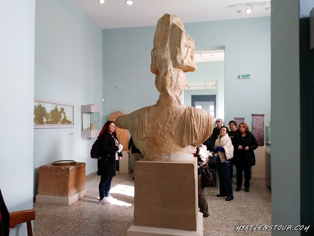 MyAthensTour's tweet photo. Can't help but stare in awe the Caryatid of Eleusis. Excellent craftsmanship, amazing preservation, among the most memorable sights of our tours #Greece #Athens #Eleusis #Daytour #AthensTour #ttot #discover #VisitGreece #Eleusis2021 #Travel https://t.co/s9f51Dhp80