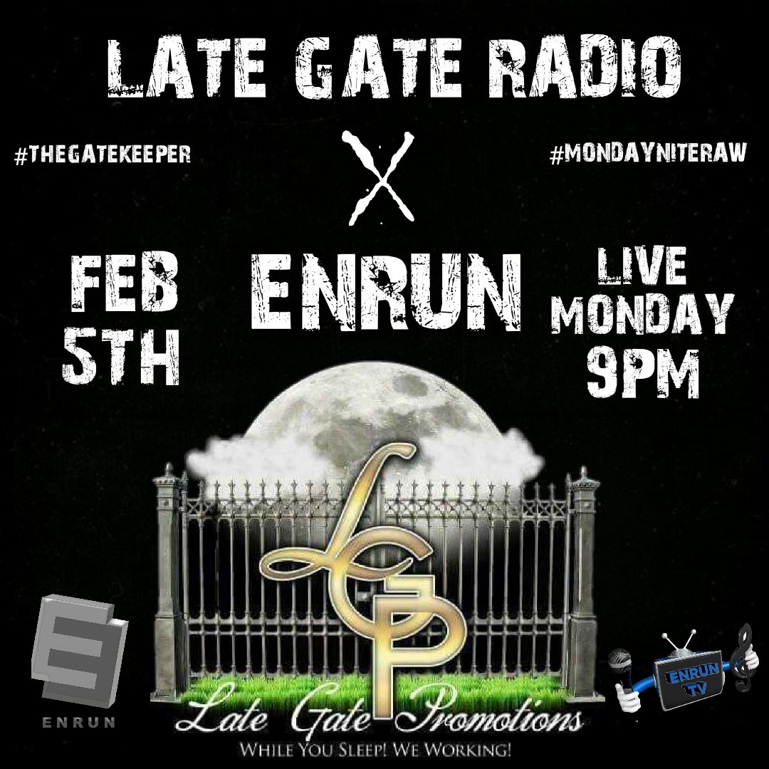EnrunEnterprise's tweet photo. @SLATRONMEANS x @EnrunTv x @luccilu251 x @RICHCOLEON x @MikQuis #lategateradio #enruntv https://t.co/KwHMbtfHp6